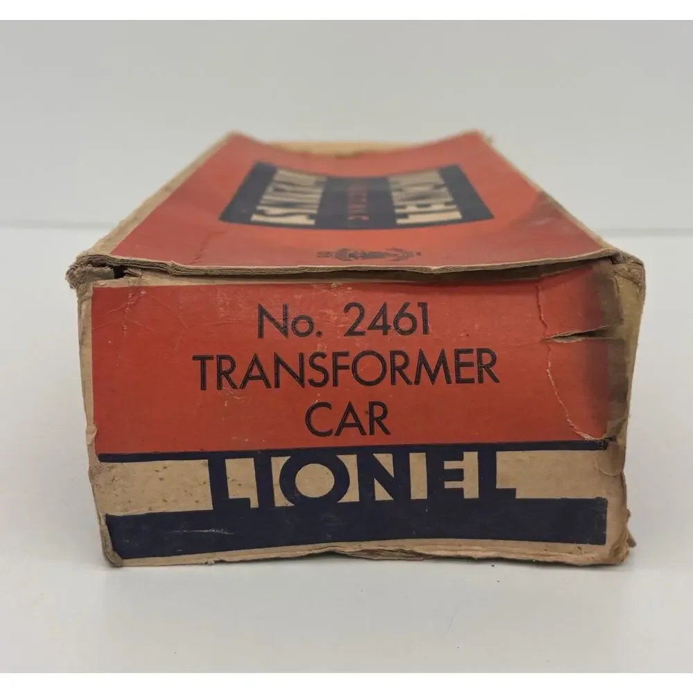 Lionel Postwar Depressed Transformer Flat Car 2461 w/ Original Box